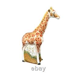Royal Crown Derby Masai Giraffe Paperweight 1st Quality (Ex-Display)