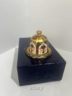 Royal Crown Derby Match Striker Solid Gold Band Old Imari Boxed