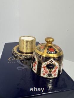 Royal Crown Derby Match Striker Solid Gold Band Old Imari Boxed