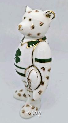 Royal Crown Derby Mini Bear IRELAND Rugby Ltd Ed RARE