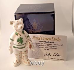 Royal Crown Derby Mini Bear IRELAND Rugby Ltd Ed RARE No. 1 in Edition
