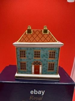 Royal Crown Derby Miniature Houses Mulberry Hall Dolls House Box & Certificate