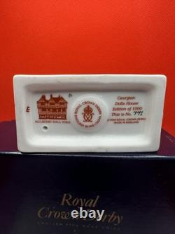 Royal Crown Derby Miniature Houses Mulberry Hall Dolls House Box & Certificate