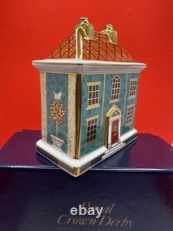 Royal Crown Derby Miniature Houses Mulberry Hall Dolls House Box & Certificate