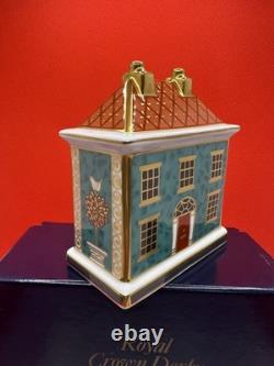 Royal Crown Derby Miniature Houses Mulberry Hall Dolls House Box & Certificate