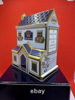 Royal Crown Derby Miniature Houses The Crown Inn. Limited Edition of only 500
