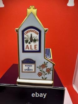 Royal Crown Derby Miniature Houses The Crown Inn. Limited Edition of only 500