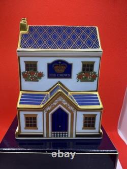 Royal Crown Derby Miniature Houses The Crown Inn. Limited Edition of only 500