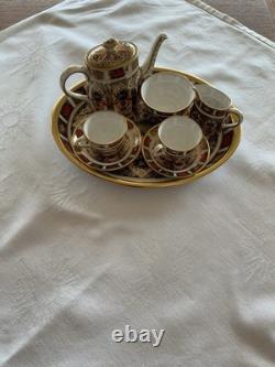 Royal Crown Derby Miniature Tea Set