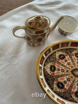 Royal Crown Derby Miniature Tea Set