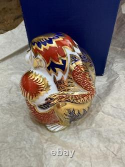 Royal Crown Derby Monkey & Baby