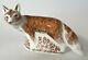 Royal Crown Derby'mother Fox' Boxed Paperweight 1st Quality Boxed Gold Stopper
