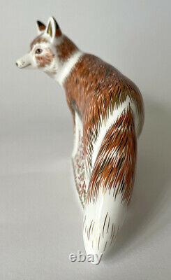 Royal Crown Derby'Mother Fox' Boxed Paperweight 1st Quality Boxed Gold Stopper