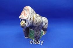 Royal Crown Derby Mountain Gorilla Marked MMX Gold Stopper 1st Quality