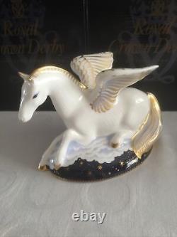 Royal Crown Derby Mythical Beasts Pegasus And Unicorn