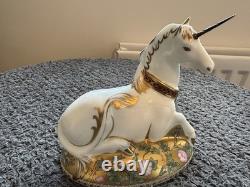Royal Crown Derby Mythical Unicorn Paperweight Comes Boxed With Cert