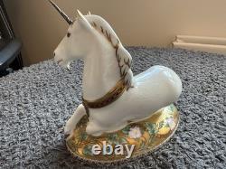 Royal Crown Derby Mythical Unicorn Paperweight Comes Boxed With Cert