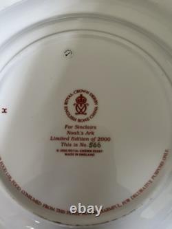 Royal Crown Derby NOAHS ARK COLLECTOR PLATE no. 566/2000