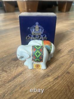 Royal Crown Derby NOAHS ARK two by two ELEPHANTS in original box
