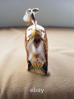 Royal Crown Derby Nanny Goat Paperweight, RCD Visitor Centre Exclusive, Perfect