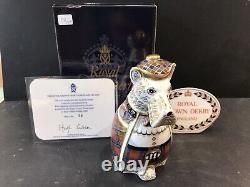 Royal Crown Derby National Dogs Scottish Terrier Ltd Ed Boxed And Certificate