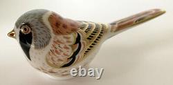 Royal Crown Derby New 1st Quality Boxed Paperweight'Bearded Tit