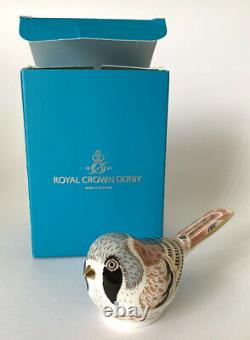 Royal Crown Derby New 1st Quality Boxed Paperweight'Bearded Tit