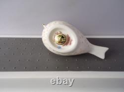 Royal Crown Derby New Crested Tit Bird Figure Paperweight Gold Stopper Boxed