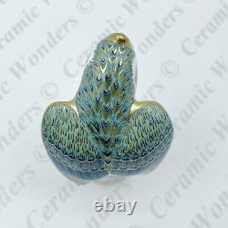 Royal Crown Derby New'Kingfisher' Bird Paperweight (Boxed) Gold Stopper