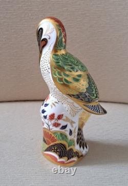Royal Crown Derby Newstead Woodpecker. GLORIOUS! Ltd Edition. Box. Gold Stopper