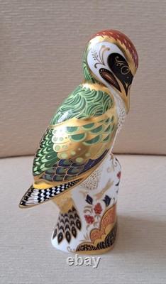 Royal Crown Derby Newstead Woodpecker. GLORIOUS! Ltd Edition. Box. Gold Stopper