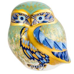 Royal Crown Derby Nightingale Owl Paperweight 1st Quality