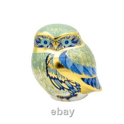 Royal Crown Derby Nightingale Owl Paperweight 1st Quality