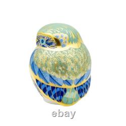 Royal Crown Derby Nightingale Owl Paperweight 1st Quality