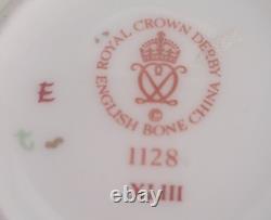Royal Crown Derby OLD IMARI 1128 Cup & Saucer Set XLIII 1975 Signed LNC