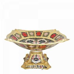 Royal Crown Derby OLD IMARI 1128 Dolphin Centre Piece New in Box SGBBOX 07992
