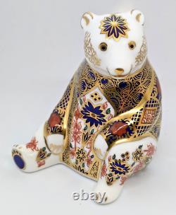 Royal Crown Derby OLD IMARI HONEY BEAR RARE SIGNATURE EDITION 1128
