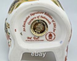 Royal Crown Derby OLD IMARI HONEY BEAR RARE SIGNATURE EDITION 1128