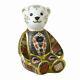 Royal Crown Derby Old Imari Solid Gold Band Bear Paperweight Rrp £250