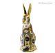 Royal Crown Derby Old Imari Solid Gold Band Hare Paperweight Rrp £330