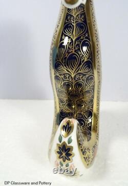 Royal Crown Derby OLD IMARI SOLID GOLD BAND SEAHORSE paperweight