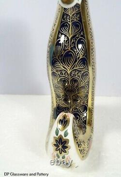 Royal Crown Derby OLD IMARI SOLID GOLD BAND SEAHORSE paperweight RRP £295