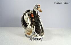 Royal Crown Derby OLD IMARI SOLID GOLD BAND SWAN paperweight RRP £725