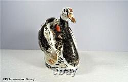 Royal Crown Derby OLD IMARI SOLID GOLD BAND SWAN paperweight RRP £790