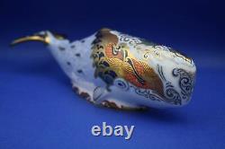 Royal Crown Derby Oceanic Whale Paperweight Brand New / Boxed