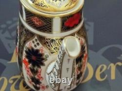 Royal Crown Derby Old Imari 1128 Minature 7 Pce Tea Set Unused Boxed