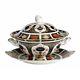 Royal Crown Derby Old Imari 1128 Sauce Tureen & Stand 2nd Quality