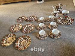 Royal Crown Derby Old Imari 1128 Tea Set