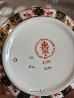 Royal Crown Derby Old Imari 1128 Tea Set