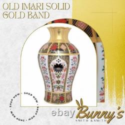 Royal Crown Derby Old Imari Arum Lily Vase 1st Quality